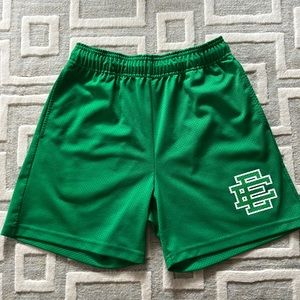Eric Emanuel Basic Shorts. Medium.Kelly Green. Very Good condition. Authentic.